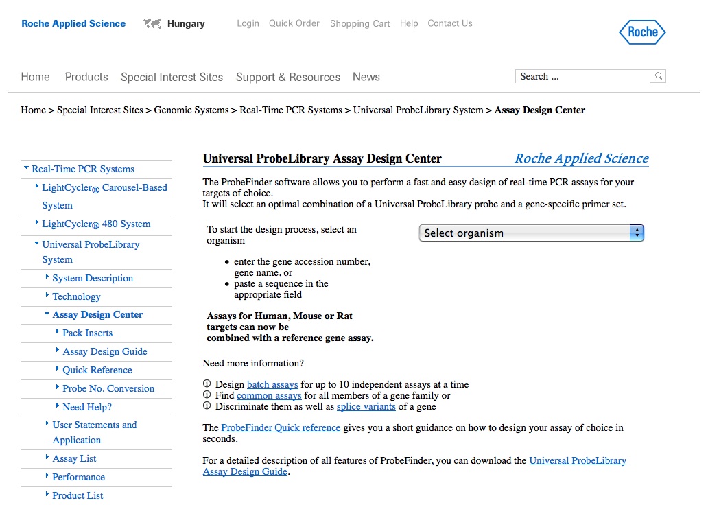 UPL Assay Design Center