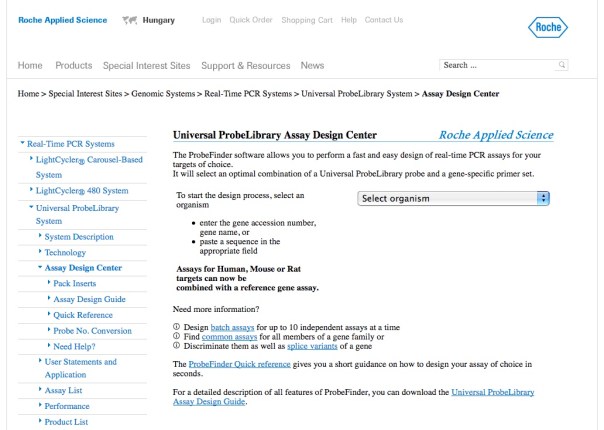 UPL Assay Design Center
